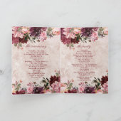 Alice in Wonderland Elegante huwelijksceremonie Programma (Binnen)