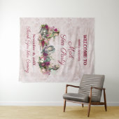 Alice in Wonderland Elegante Theepartij Welkom Wandkleed (In Situ (horizontaal))