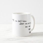 Alice in Wonderland Elke weg kan je mok brengen (Voorkant rechts)