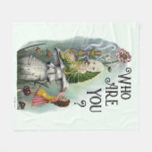 Alice in Wonderland en Caterstyle Art Fleece Deken (Voorkant (Horizontaal))