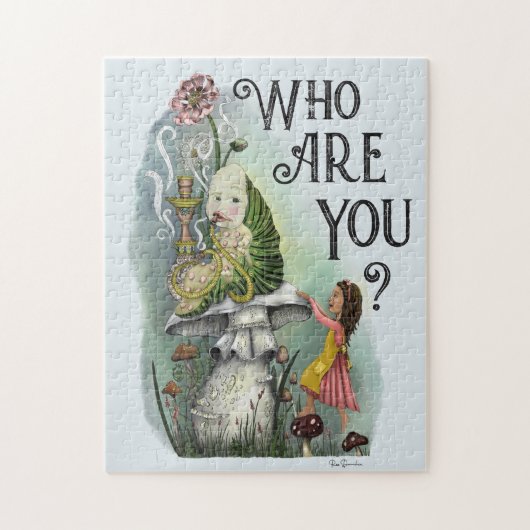 Alice in Wonderland en Caterstyle Art Legpuzzel (Verticaal)