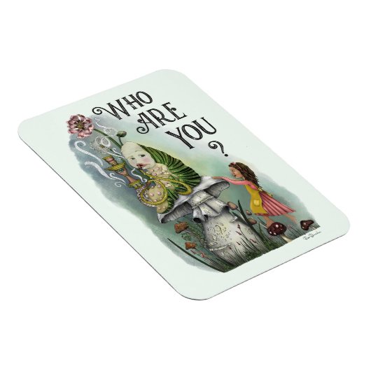 Alice in Wonderland en Caterstyle Art Magneet (Rechterzijde)