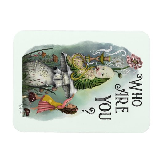 Alice in Wonderland en Caterstyle Art Magneet (Horizontaal)
