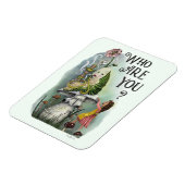 Alice in Wonderland en Caterstyle Art Magneet (Linkerzijde)