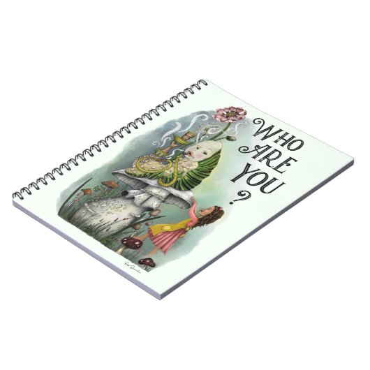 Alice in Wonderland en Caterstyle Art Notitieboek (Linkerzijde)