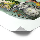 Alice in Wonderland en Caterstyle Art Poster (Hoek)