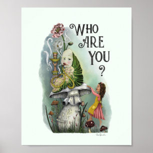 Alice in Wonderland en Caterstyle Art Poster