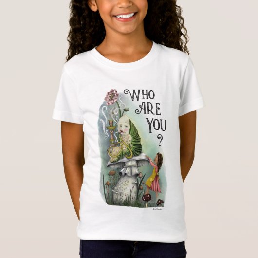 Alice in Wonderland en Caterstyle Art T-shirt (Voorkant)