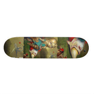 Alice in Wonderland en de Bosch Birds SKATEBOARD