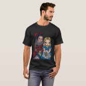 Alice in Wonderland en de hartenkoningin T-shirt (Voorkant volledig)
