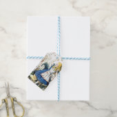 Alice in Wonderland en de speelkaarten Cadeaulabel (Met Touw)