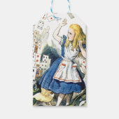 Alice in Wonderland en de speelkaarten Cadeaulabel (Voorkant)