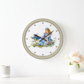 Alice in Wonderland en de White Rabbit Clock Grote Klok (Huis)
