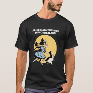 Alice in Wonderland en de Witte Konijn in de Sp T-shirt