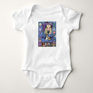 Alice in Wonderland en Dinah Cat Fairy Tale Romper