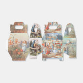 Alice in Wonderland en door het kijkglas Bedankdoosjes (Uitgevouwen)