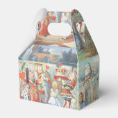 Alice in Wonderland en door het kijkglas Bedankdoosjes (Voorkant Zijde)