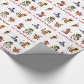 Alice in Wonderland en Friends Cadeaupapier (Hoek)
