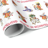 Alice in Wonderland en Friends Cadeaupapier (Rol Hoek)