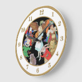 Alice in Wonderland en Friends. Grote Klok (Hoek)