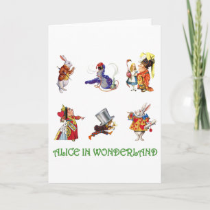 Alice in Wonderland en Friends Kaart