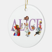 Alice in Wonderland en Friends Keramisch Ornament (Links)