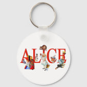 Alice in Wonderland en Friends Sleutelhanger (Voorkant)