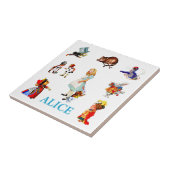 Alice in Wonderland en Friends Tegeltje (Zijkant)