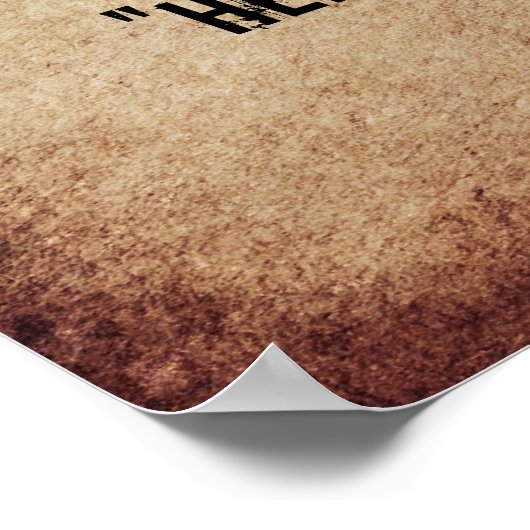 Alice (in Wonderland) en het Dodo Funny Poster (Hoek)