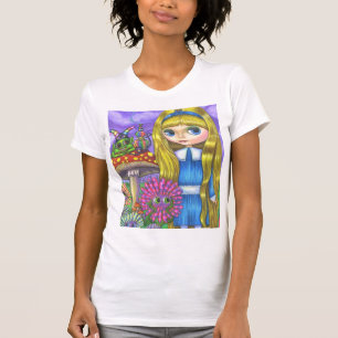 Alice in Wonderland en het T-shirt van de derde pi