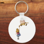 Alice in Wonderland en Humpty Dumpty Sleutelhanger (Voorkant)