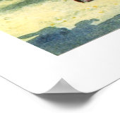  Alice in Wonderland en kat boven de boom Poster (Hoek)