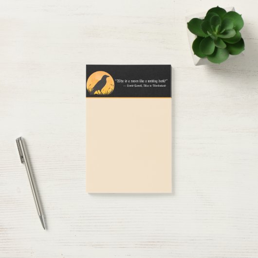 Alice in wonderland en Raven Post-it® Notes (Kantoor)