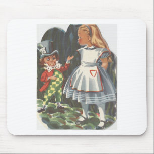 Alice in Wonderland en The Mad Hatter Muismat