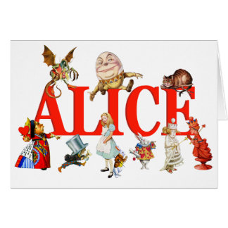 Alice in Wonderland en vrienden.