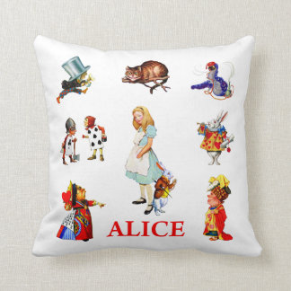 Alice in Wonderland en vrienden Kussen