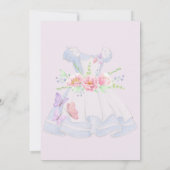 Alice in Wonderland Engagement Party Kaart (Achterkant)