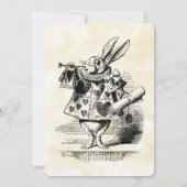 Alice in Wonderland Extra Informatiekaart Kaart (Achterkant)