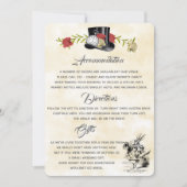 Alice in Wonderland Extra Informatiekaart Kaart (Voorkant)