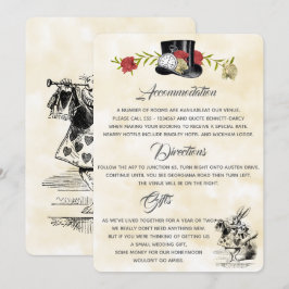 Alice in Wonderland Extra Informatiekaart Kaart