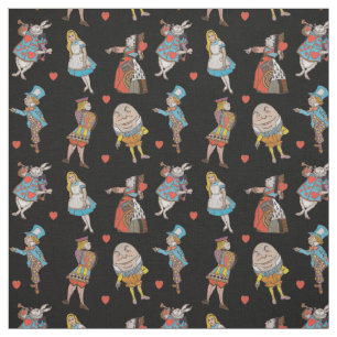 Alice in Wonderland Fabric Stof