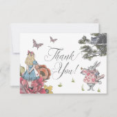  Alice in Wonderland Fairytale bedankt (Voorkant)