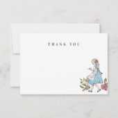  Alice in Wonderland Fairytale bedankt (Achterkant)