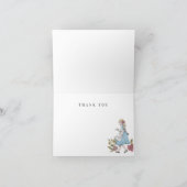 Alice in Wonderland Fairytale Collage Bedankkaart (Binnen)