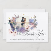  Alice in Wonderland Fairytale Foto Bedankkaart (Voorkant)