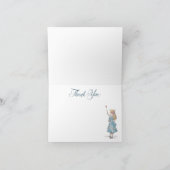 Alice in Wonderland Fairytale Karakters Bedankkaart (Binnen)