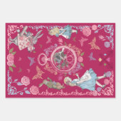 Alice in Wonderland Fairytale ontkoppeling Inpakpapier Vel (Voorkant)