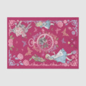 Alice in Wonderland Fairytale ontkoppeling Tissuepapier (Voorkant)