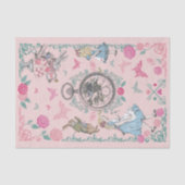 Alice in Wonderland Fairytale ontkoppeling Tissuepapier (Voorkant)