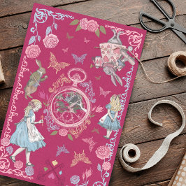  Alice in Wonderland Fairytale ontkoppeling Tissuepapier